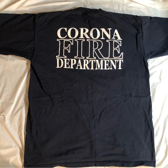 Coron Fire Department Tee Navy sz m - Picture 3 of 6